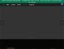 Tablet Screenshot of harrisonsgrill.com